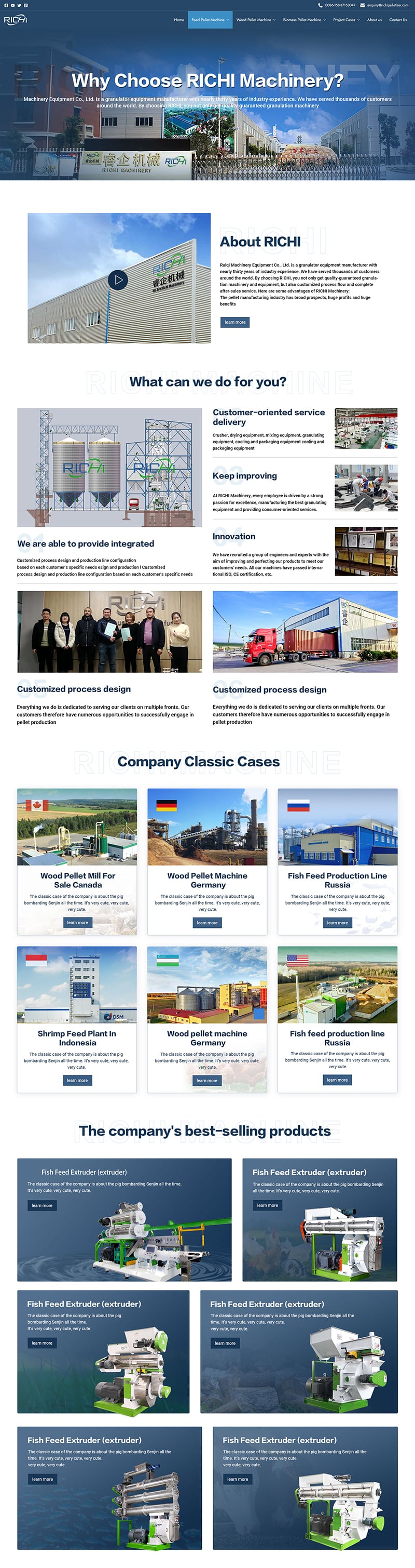 richipelletmachine about richi