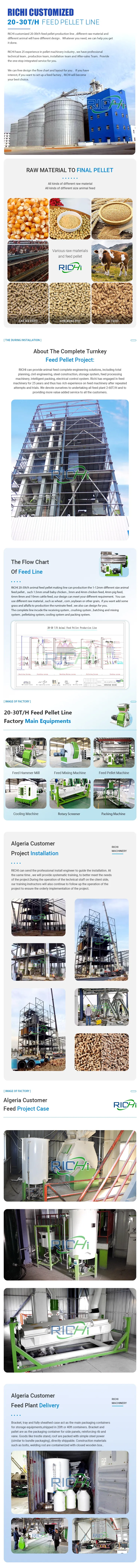 20-30T 饲料颗粒生产线