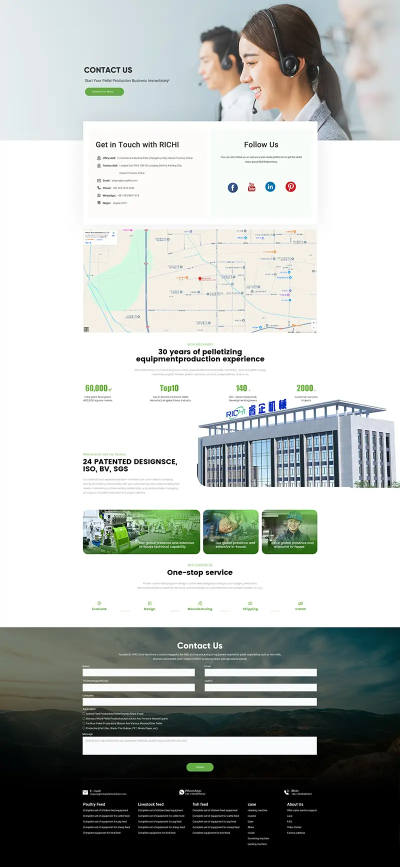 pelletisingmachine contact